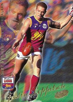2000 Select AFL Millennium #36 Justin Leppitsch Front